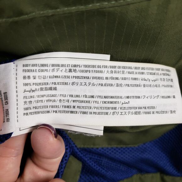 Y2K Hollister Men's Size M All Weather Jacket Olive Green Utility Gorpcore - Picture 9 of 12